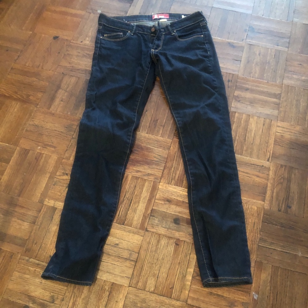 SQUN H&M DARK JEANS W 28, bootcut, clean